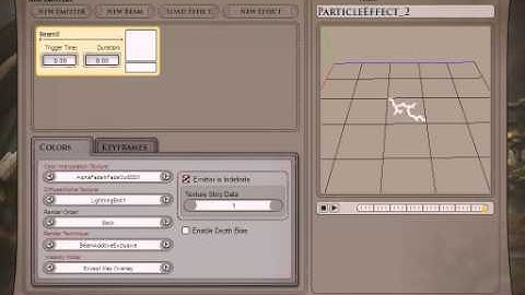 Elemental Particle Editor - Example - Indefinite Lightning Bolt