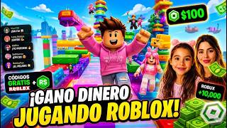GANE DINERO JUGANDO ROBLOX EN VIVO