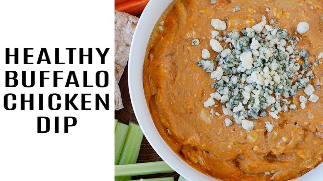 Healthy Buffalo Chicken Dip HighProtein Hummus Dip YouTube