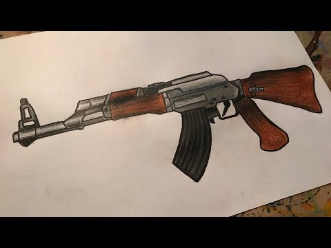 AK-47 Nasıl Çizilir #2