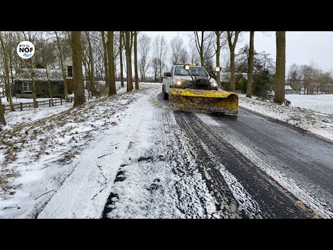 Gladheidsbestrijders rukken uit in de regio