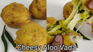 Cheesy Aloo Vada | चीज बटाटा वडा | Cheesy Batata Wada