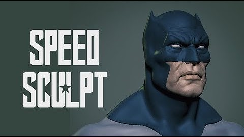 Batman Speed Sculpt w/Narration