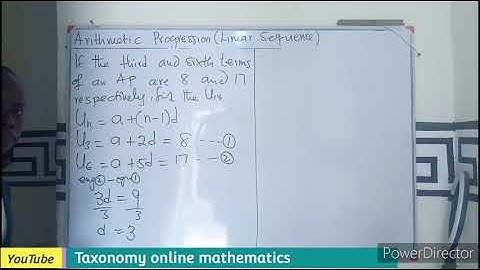 Arithmetic Progression
