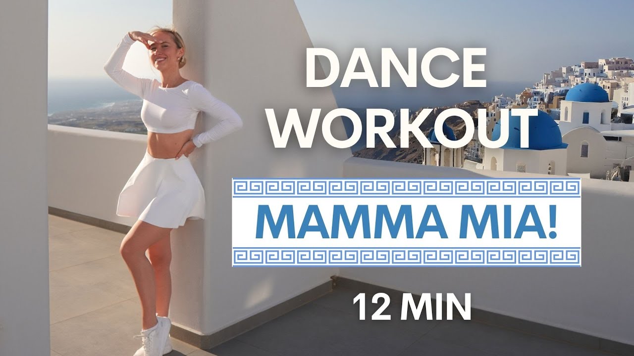 Taneczny trening MAMMA MIA! 💙🇬🇷 | Zatańcz z ABBĄ na Santorini | DANCE CARDIO zuzdmi