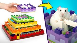 Cách Dựng Mê Cung Lego 5 Tầng Cho Chú Chuột Hamster Thú Cưng Của Bạn! 🐹🧱🎁