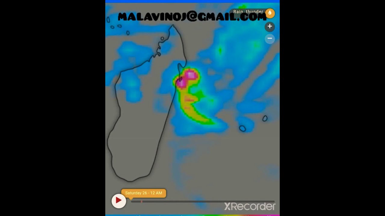 Madagascar Tropical storm Chalane Moving pathway Update 26th dec