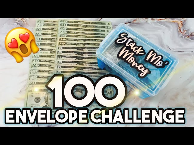 100 Envelope Challenge Box as Additional Extra 