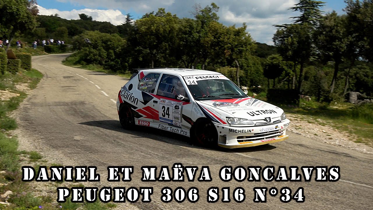 Rallye des Monts de Vaucluse 2025- Peugeot 306 S16 N°34 - Daniel et Maëva GONCALVES