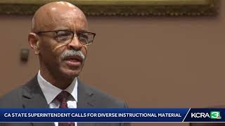 LIVE | State Superintendent Tony Thurmond is calling on publishers to commit to inclusive and div…
