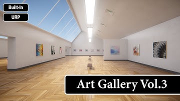 Art Gallery Vol 3 Assets 3D for Unity