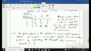 OPERATION RESEARCH - Assignment Problem#4