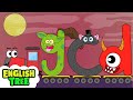 Alphabet Monster Train + More Halloween Kids Songs | English Tree