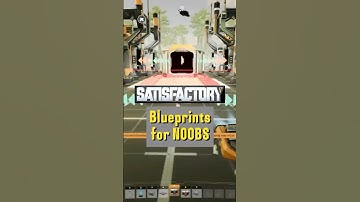 These Simple Satisfactory Blueprints are Perfect for Getting Started in Phase 2 #shorts