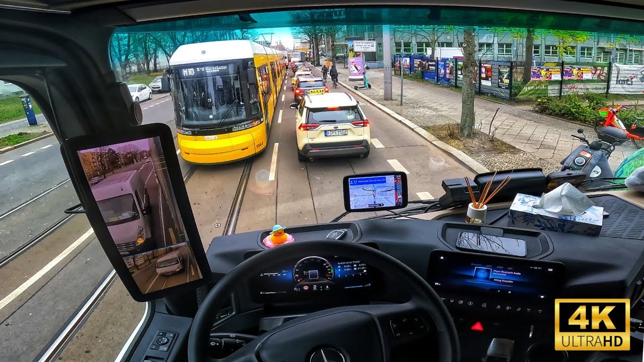 🚛🇩🇪 С Грузовиком Через Берлин | Mercedes MP5 | ASMR 🚛