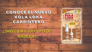 4 Piezas De Kola Loka Carpintero 10 Gr 1 Activador Con 20ml