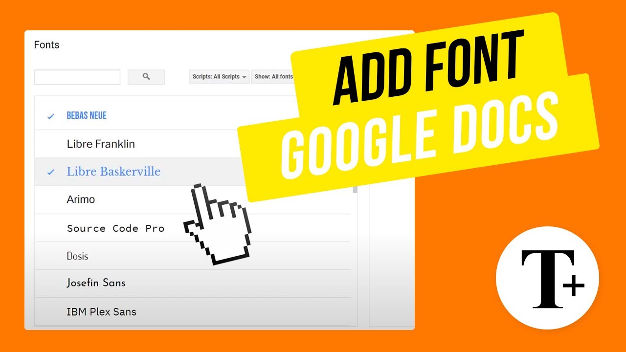 เพิ่ม font google doc 2022 Update Add Fonts to Google Docs | From Google Font Library