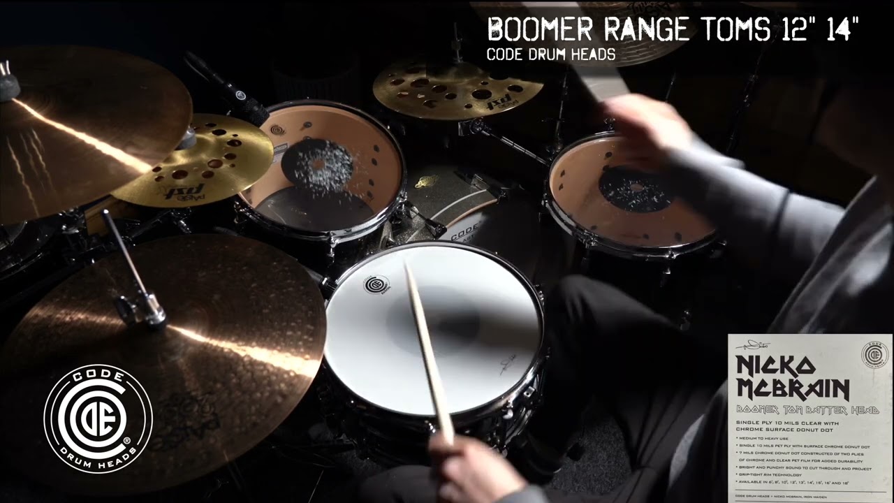 BOOMER TOM RANGE 12” 14” BIG FILLS 🥁 
