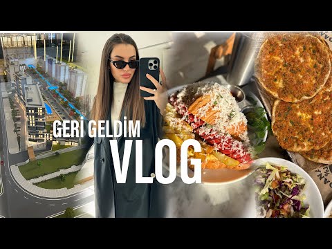 VE GERİ GELDİM 😍 ⎜GÜNÜN SAĞLIKLI MENÜSÜ , OFİSİMİZE GİTTİK 😍 SİNİRLERİM BOZULDU ARTIK 😞 VLOG