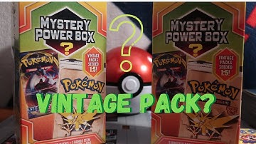 Pokemon Mystery Power Box Opening - Looking For Vintage Packs! Charizard EX Pull!