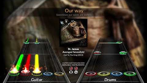 Avenged Sevenfold - St. James (Clone Hero Chart)
