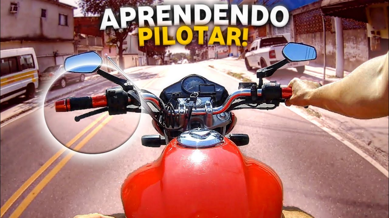 APRENDENDO A PILOTAR MOTO COM EMBREAGEM PELA PRIMEIRA VEZ! - YouTube