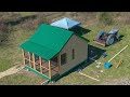 Extreme Off Grid - Building a Cabin in The Forest