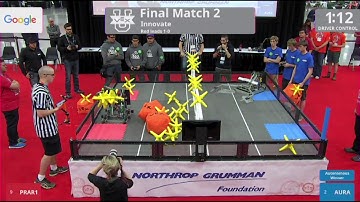 2017 VexU Worlds Div Final 2 (Innovate) - PRAR vs AURA