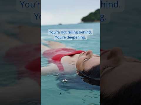 You Re Not Falling Behind You Re Deepening Pia Mila