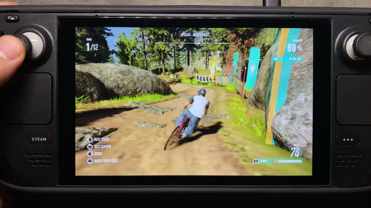 Steam Deck Riders Republic Gameplay YouTube