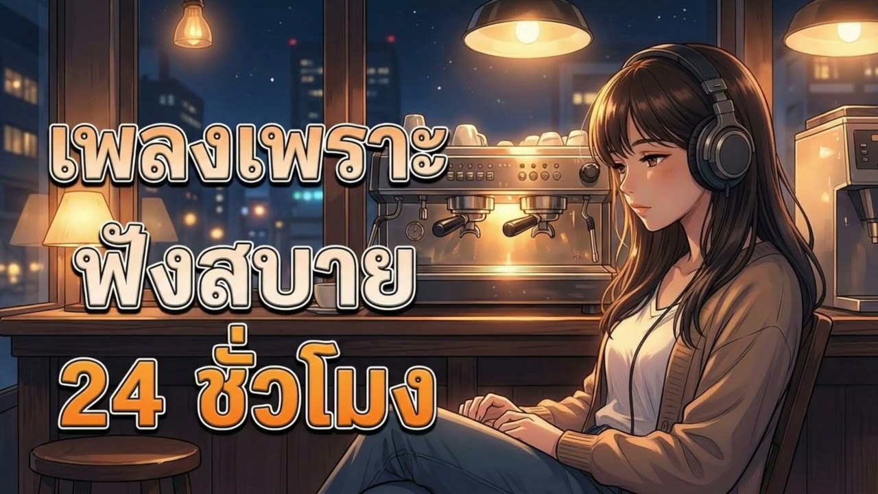 🎧 เพลงเพราะ ฟังสบาย แนวคาเฟ่ ฟังระหว่างทำงานหรืออ่านหนังสือ ขับรถ พักผ่อน 💻🎶