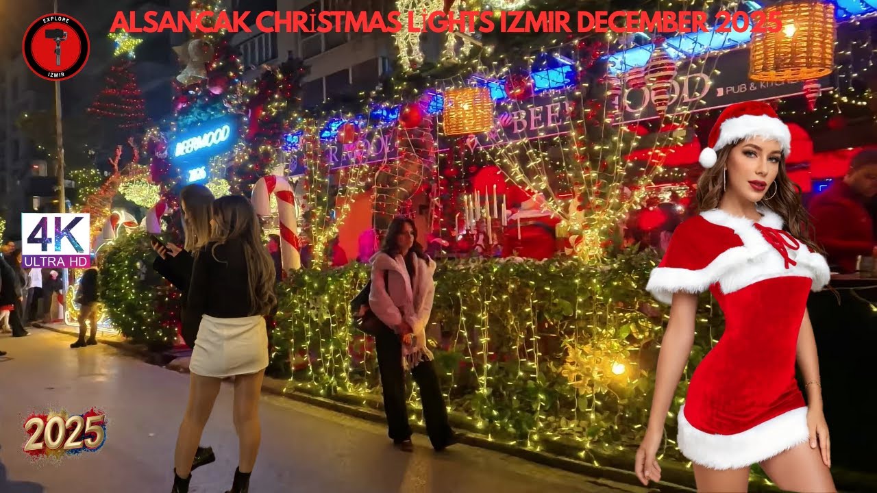 Izmir City Ambience 🇹🇷 | Walking from Kemeraltı to Alsancak Gül Street | 4K HDR