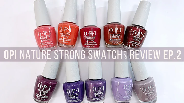 OPI Nature Strong Full Line SWATCH & REVIEW | PART 2/3 [GREYS/BLUES ETC]