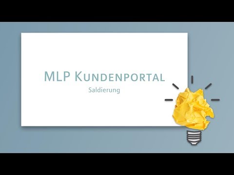 MLP Kundenportal - Saldierung