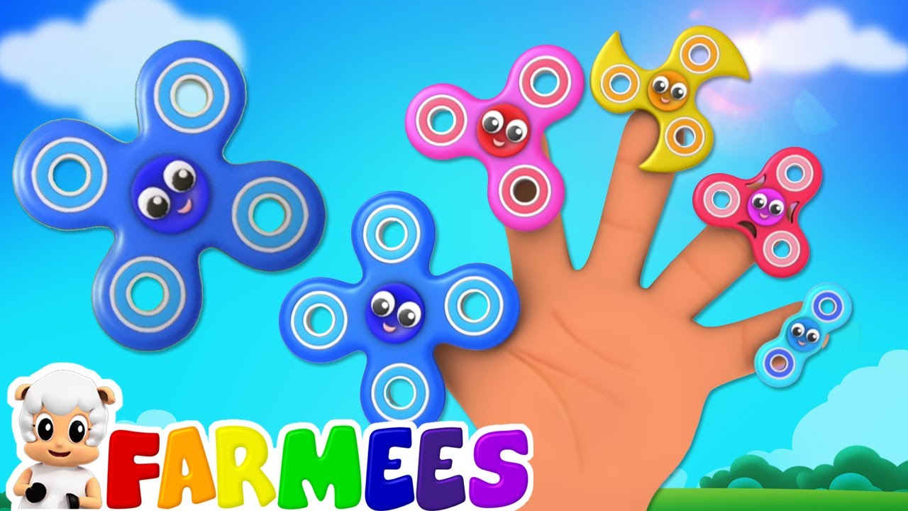 ⁣Famille doigt fidget spinner | Chansons pour enfants | Farmees Française | Comptines bébé