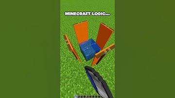 MINECRAFT : LOGIC...😂WAIT FOR IT..(CONFESS YOUR LOVE) #minecraft #shorts