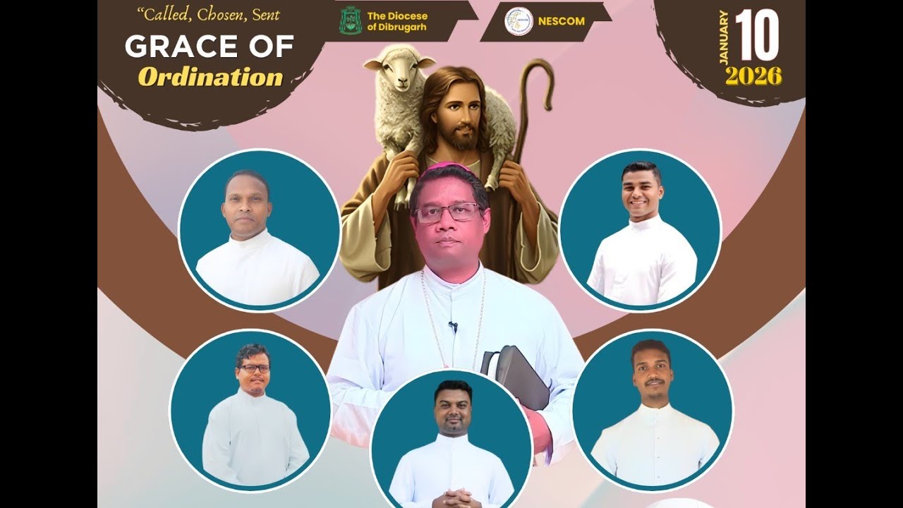 Ordination of Dn Sumit, Dn Simon, Dn Wilson, Dn Gabriel and Dn Anim Prakash