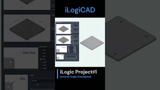 iLogic Project #1 I Inventor iLogic  #ilogic #Autodesk #simulation #mechanical #Design #engineers