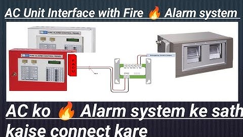 AC Unit interfacing with Fire Alarm System