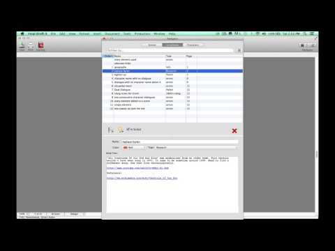 Final Draft 9 for Mac | ScriptNotes Navigator
