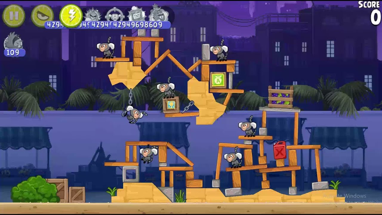 Angry Birds Rio (Android) Market Mayhem All Level 3 Star (Walkthrough Part 7)