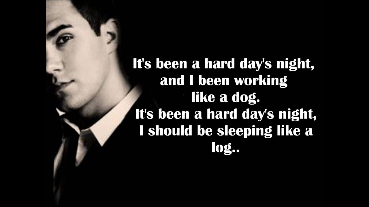 Big Time Rush A Hard Days Night Cover Lyrics Youtube Big Time Rush A Hard Days Night Cover Lyrics Youtube