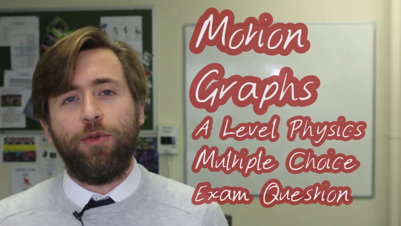 Motion Graphs A Level Physics Exam Practice Question Multiple