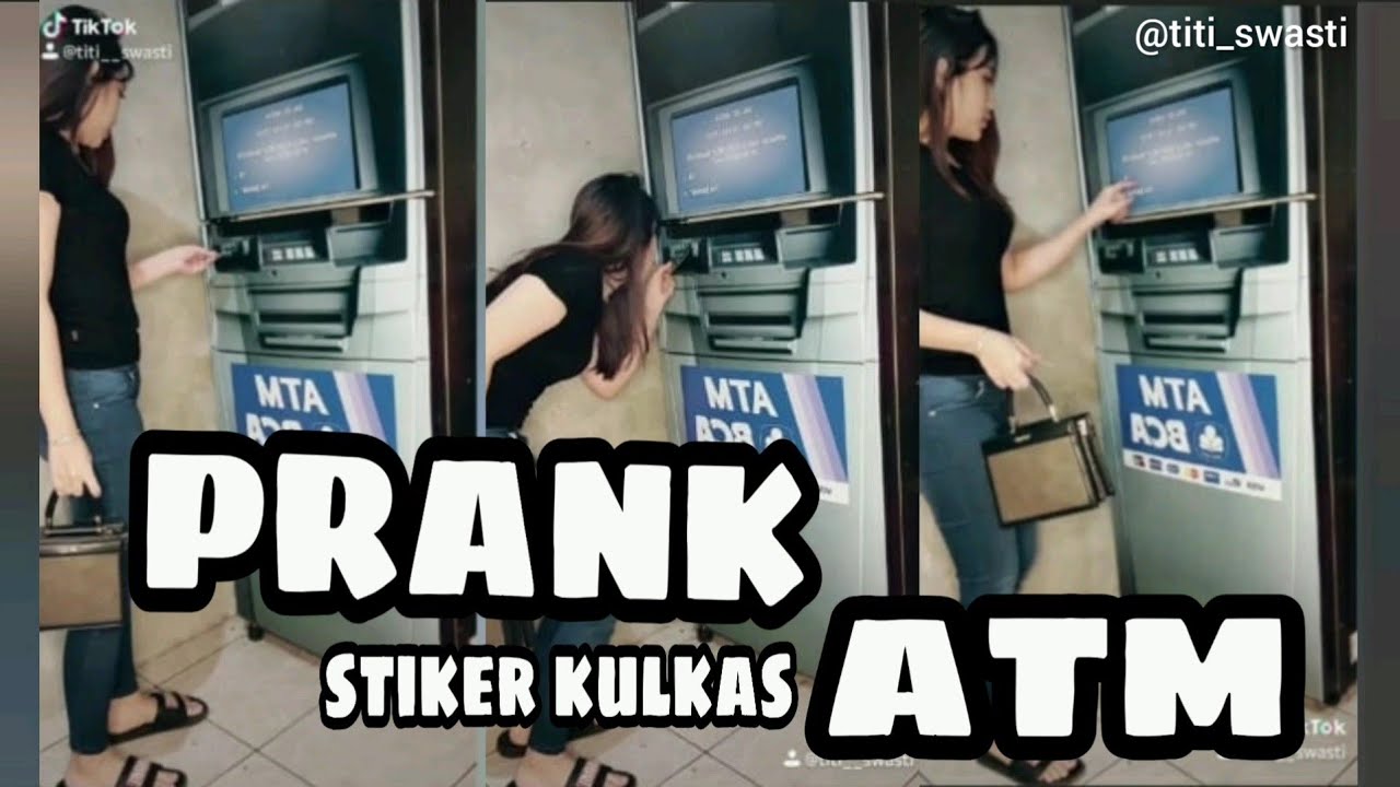 Prank stiker  kulkas  ATM  YouTube