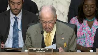 Grassley Opens Senate Judiciary Committee Hearing on Antitrust AAG, Judges and Commissioner Nominees