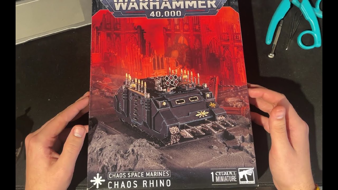 Building A Warhammer Rhino For My World Eaters Army!