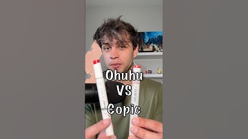The Difference Between Ohuhu and Copic Alcohol Markers ᵕ̈
