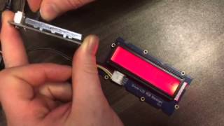 Grove LCD + Potentiometer