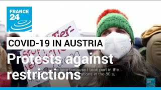 Tens of thousands protest in Austria against tightening Covid-19 restrictions • FRANCE 24 English