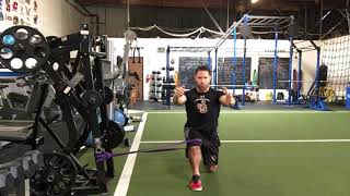 Adductor Band Reverse Lunge